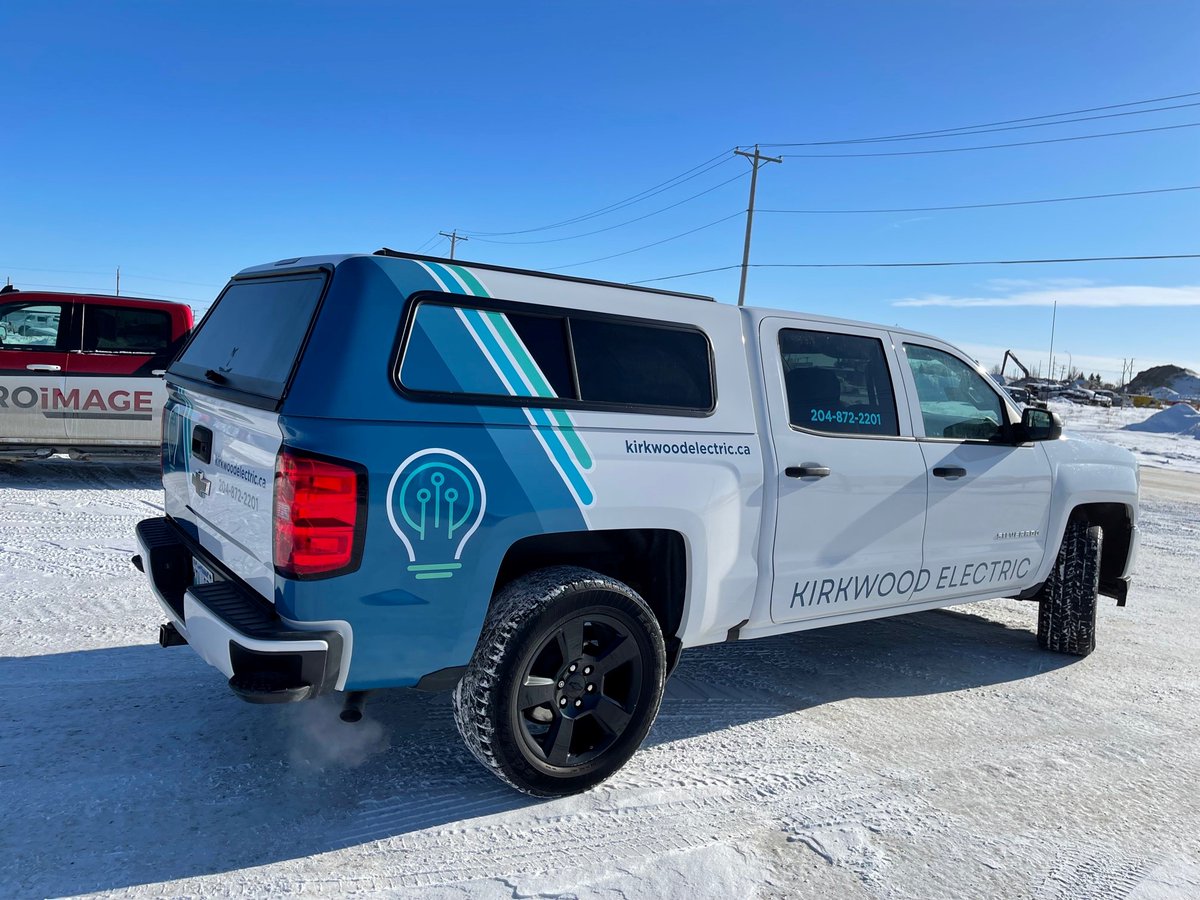 ProimageSigns1's tweet image. Partial wraps are always one of the best ways to spend your advertising dollars for any business. We did this moving billboard for Kirkwood Electric a few weeks back. #truckwraps