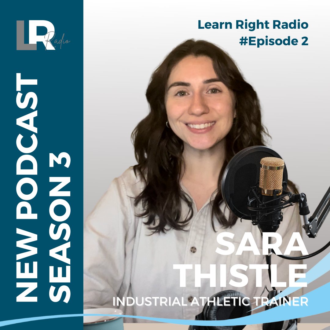 learnrightu's tweet photo. Back again, Sara highlights a few of her favorite tips that an #industrial AT/PT can use. You may find them helpful whether you are new to the setting or not!

Listen now: https://t.co/VYoALwaeSj https://t.co/QWtWwZsD2u