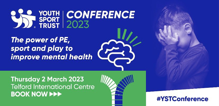 I’m excited to be contributing to the @YouthSportTrust Conference 2023;The power of PE, sport and play, on behalf of @ThetfordAcaduk @ThetfordAcadPE @InspirationEast 

Hear from me and other inspiring speakers on 2 March. 

Book your place bit.ly/2023YSTConfere… #YSTConference