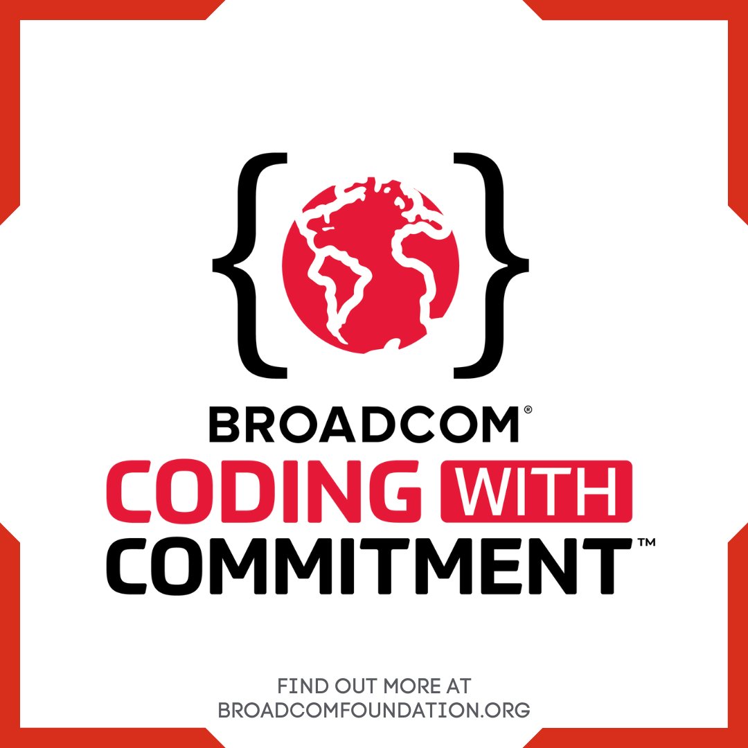 BroadcomSTEM's tweet image. At Broadcom Foundation, we believe that coding is an essential 21st-century skill that empowers young people to shape their future. The "Broadcom Coding with Commitment" program is designed to inspire a new generation of digital leaders &amp;amp; problem solvers. 

#ICODE #STEM