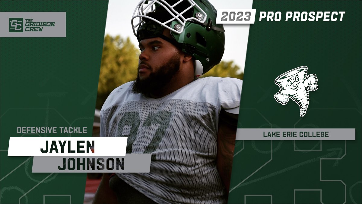 ⚠️ Attention Pro Scouts, Coaches, and GMs ⚠️

You need to look at 2023 Pro Prospect, Jaylen Johnson <a href="/jaylenjohnson56/">Big JAY</a>, a DT from <a href="/LakeErieFB/">Lake Erie Storm Football</a>

#2023ProProspect #DraftTwitter #NFLDraft #CFL #XFL #USFL #ProFootball 🏈

👀 See our Interview: thegridironcrew.com/jaylen-johnson…
