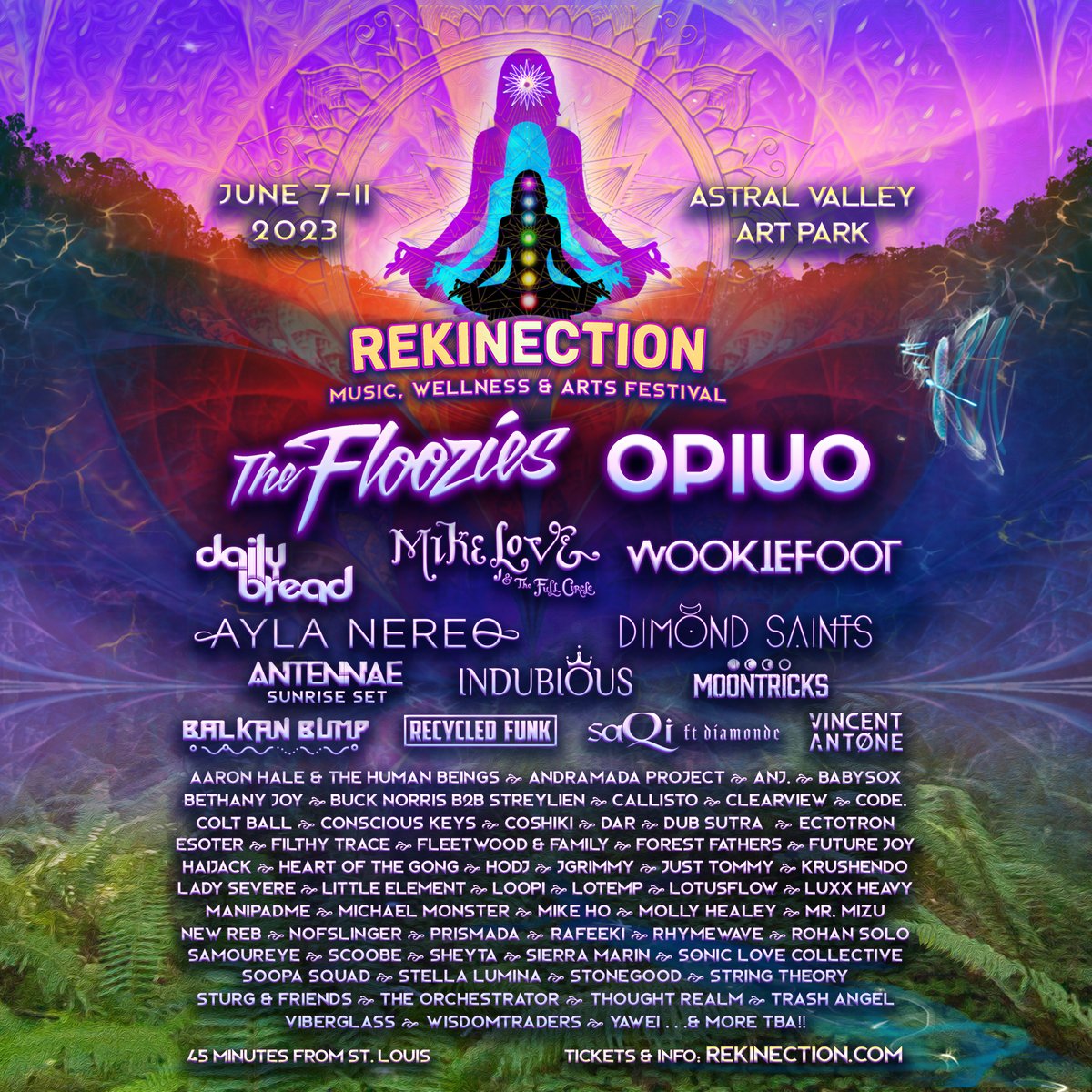 Yooo I'm returning to Rekinection in Missouri in June! This lineup is absolutely stacked and I cannot wait to return tto one of my favorite midwest festivals! Big ups to Rekinection for getting me on this!
#edm #festival #rekinection #rekinectino2023 #musicfestival #stlouis