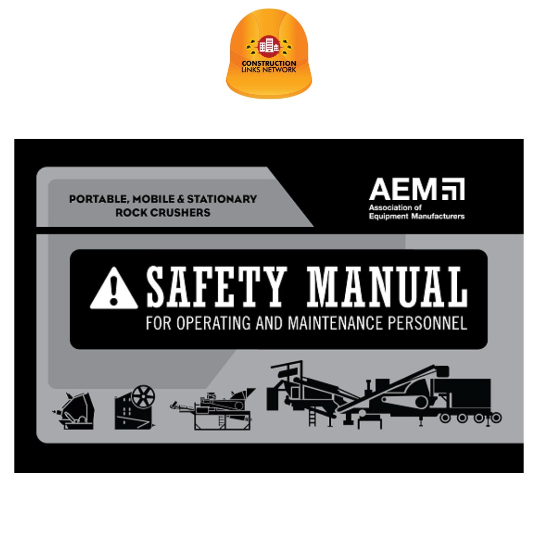 Association of Equipment Manufacturers (AEM) Offers Newly Released Portable Rock Crusher and Slipform Paver Manuals - bit.ly/3ZeFoGo - <a href="/aemadvisor/">Association of Equipment Manufacturers (AEM)</a>