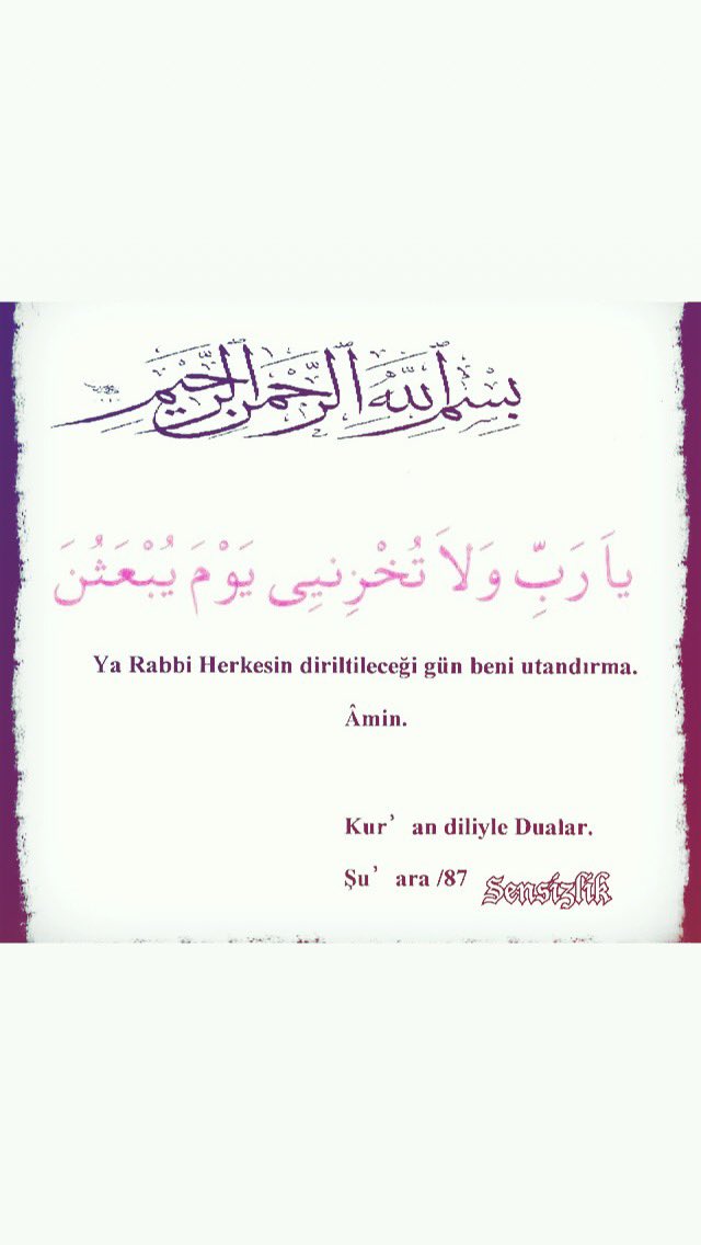 dahmet66's tweet photo. Rabbim hizmetlerinizi umuda ve mutluluğa çevirsin!
Kederlerinizi kaygı ve tasalarınızı huzura tebdil eylesin!
Dua ve ibadetlerinizi kabul ve makbul eylesin!
#selamolsun
#Efendimize
#HZMUHAMMED
#MUATFAYA🌺🌹🌺🌹🌺 https://t.co/1cORqdXo6v