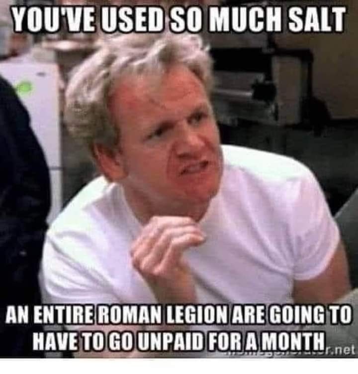 strangesouthpod's tweet photo. 🛡️🗡️ Roman soldiers were paid in 💰salt because it was valuable &amp; used to preserve food. Soldiers got a "salarium" of salt as part of their pay.  It ensured they got enough sodium to stay strong on long campaigns. #Romans #Salt #History #TheStrangeSouthPodcast #saltlick #NC https://t.co/7DruMuh4tb