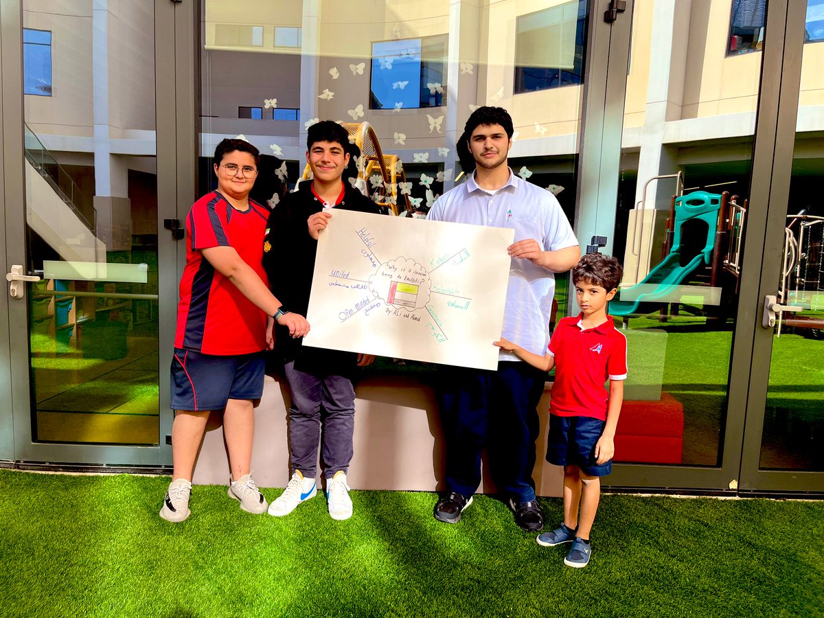 nohabish's tweet photo. Launching @gems_daa’s new Emirati #BigBrother &amp; #BigSister Club! An initiative geared towards strengthening our Ss national identity and increasing the #UAECulturalAwareness amongst our community! #ZayedCrew #LeopardPride #Joy 🇦🇪@KHDA https://t.co/9IMYZwaX8e
