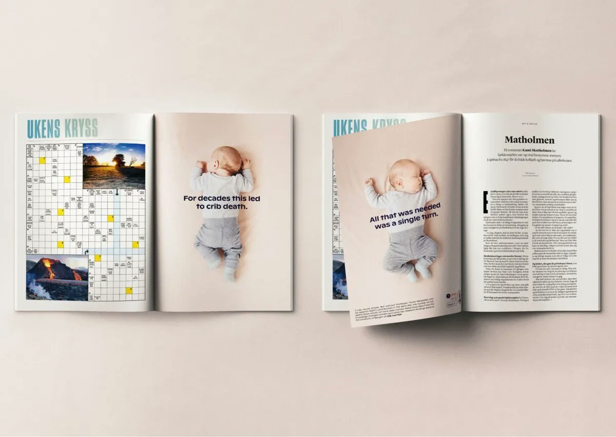 Well done, <a href="/TRYReklame/">TRY</a> for winning Bronze with "A Turn for Crib Deaths" for <a href="/BergenUib/">University of Bergen UiB</a>  buff.ly/3xG8J0y