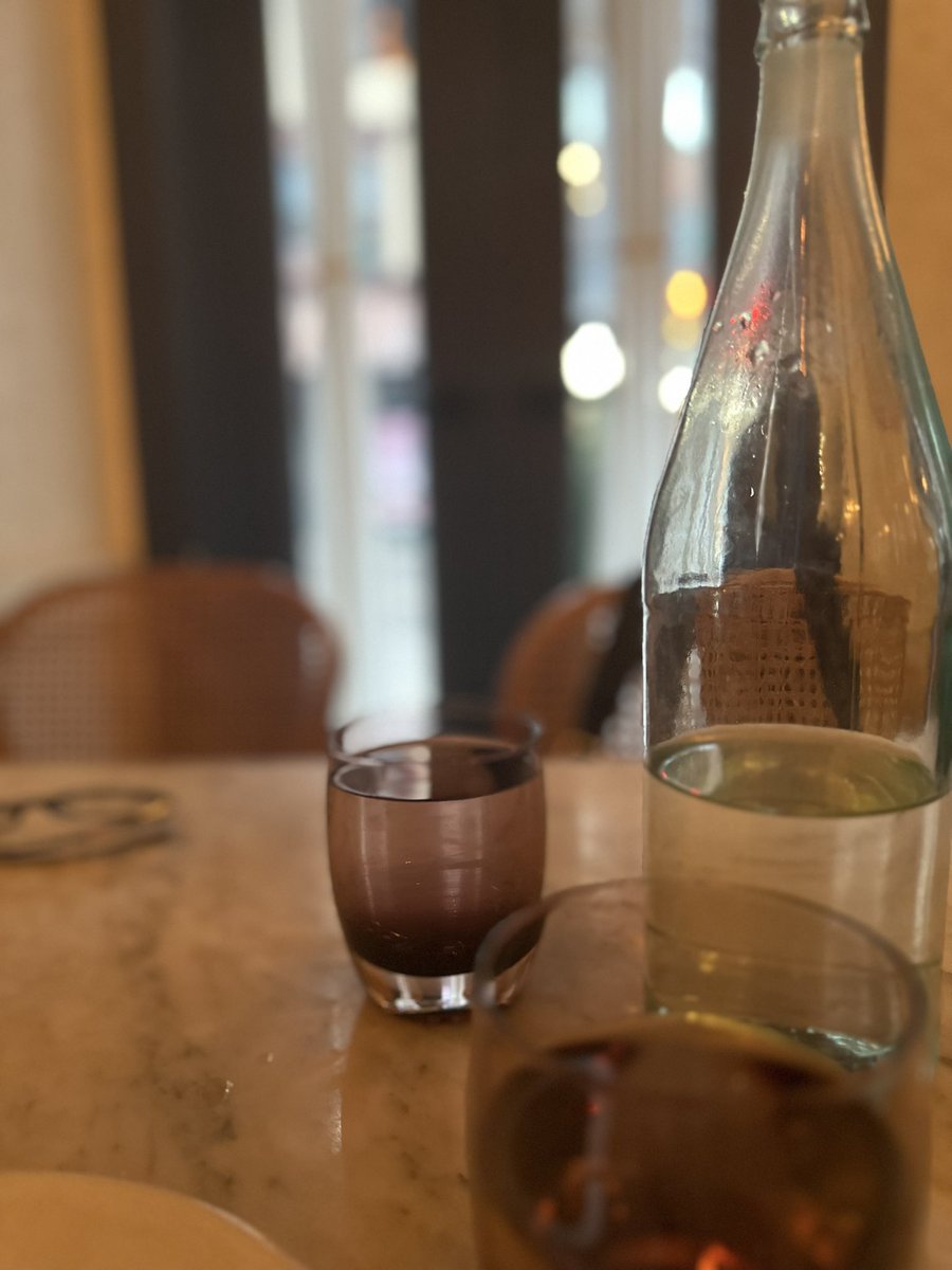 With <a href="/H_Sandfort_/">Heather Sandfort</a> for lunch in the city. It’s about to get lit in Prunella