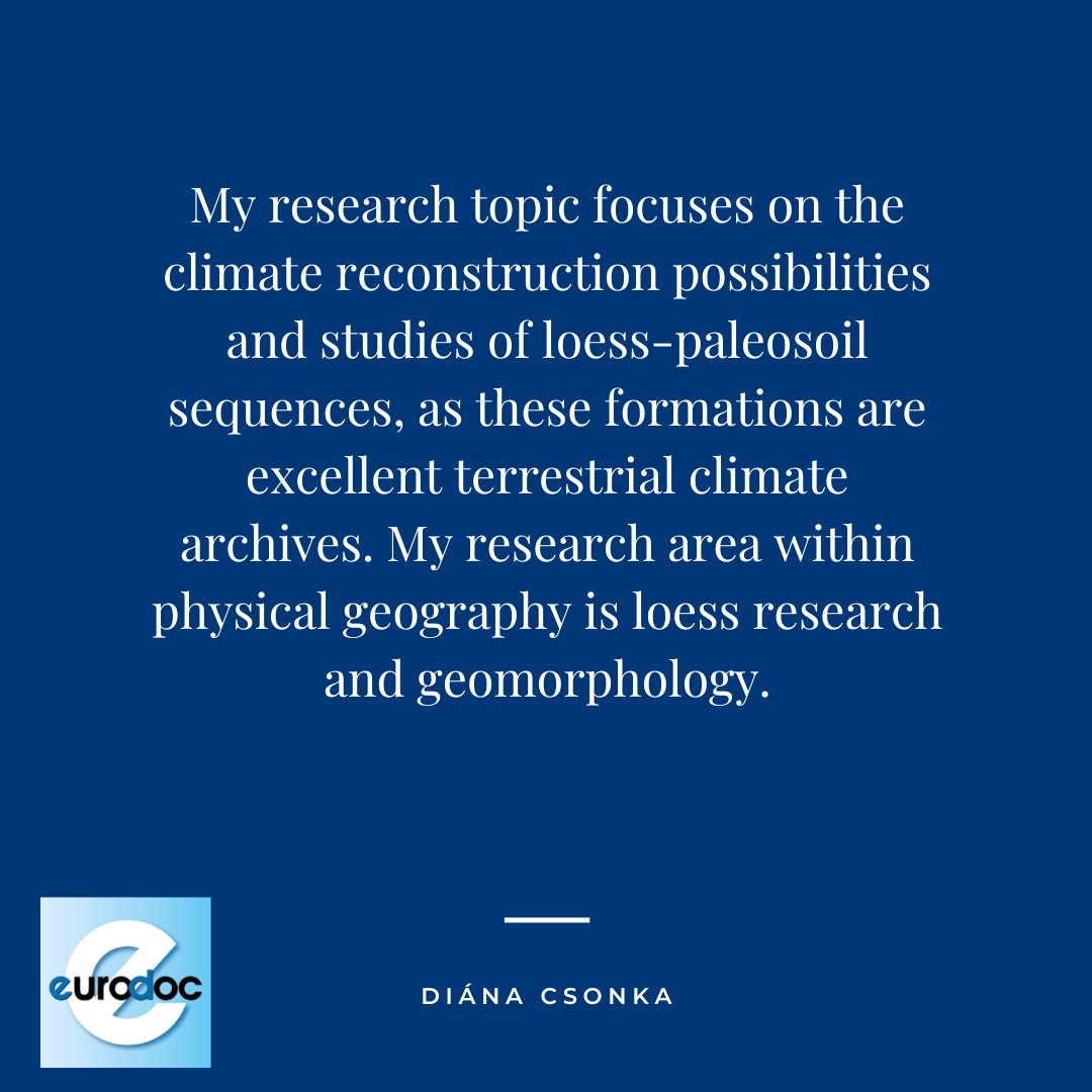 Eurodoc's tweet photo. 🎉Diána Csonka (Hungary) from the Association of Hungarian PhD and DLA Students (DOSZ), answers the questions:
✔️Who are you?
✔️What is your research about?
✔️Why did you go into research?
✔️Why did you join this campaign?
#WeAreEurodoc #WomenInResearch #DoctoralCandidates #dosz https://t.co/oHHS68B5On