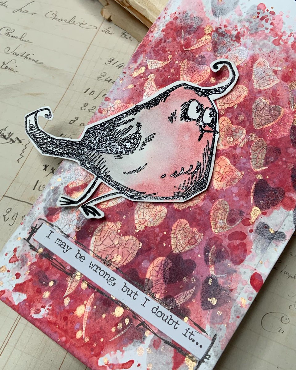 stampers_anon's tweet photo. 🐥🤍♥️ #timholtzstamps Bird Crazy and Lost Shadow + Lumberjack Plaid
✂️ #handmade by @kate_crafts_designs
#lostshadow #lumberjackplaid #distressinks #loveyou #crafts #DIY #mixedmedia #onlineshopping #stampersanonymous #timholtz https://t.co/vR9T1d2lDf