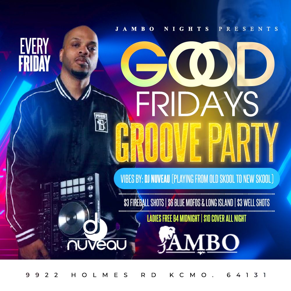 Jambo_Kc's tweet photo. Every Friday is a  Good Friday.
Start the weekend with Dj Nuveau at the control tower.
🧭9922 Holmes Rd,KCMO. https://t.co/3PdJttraa5