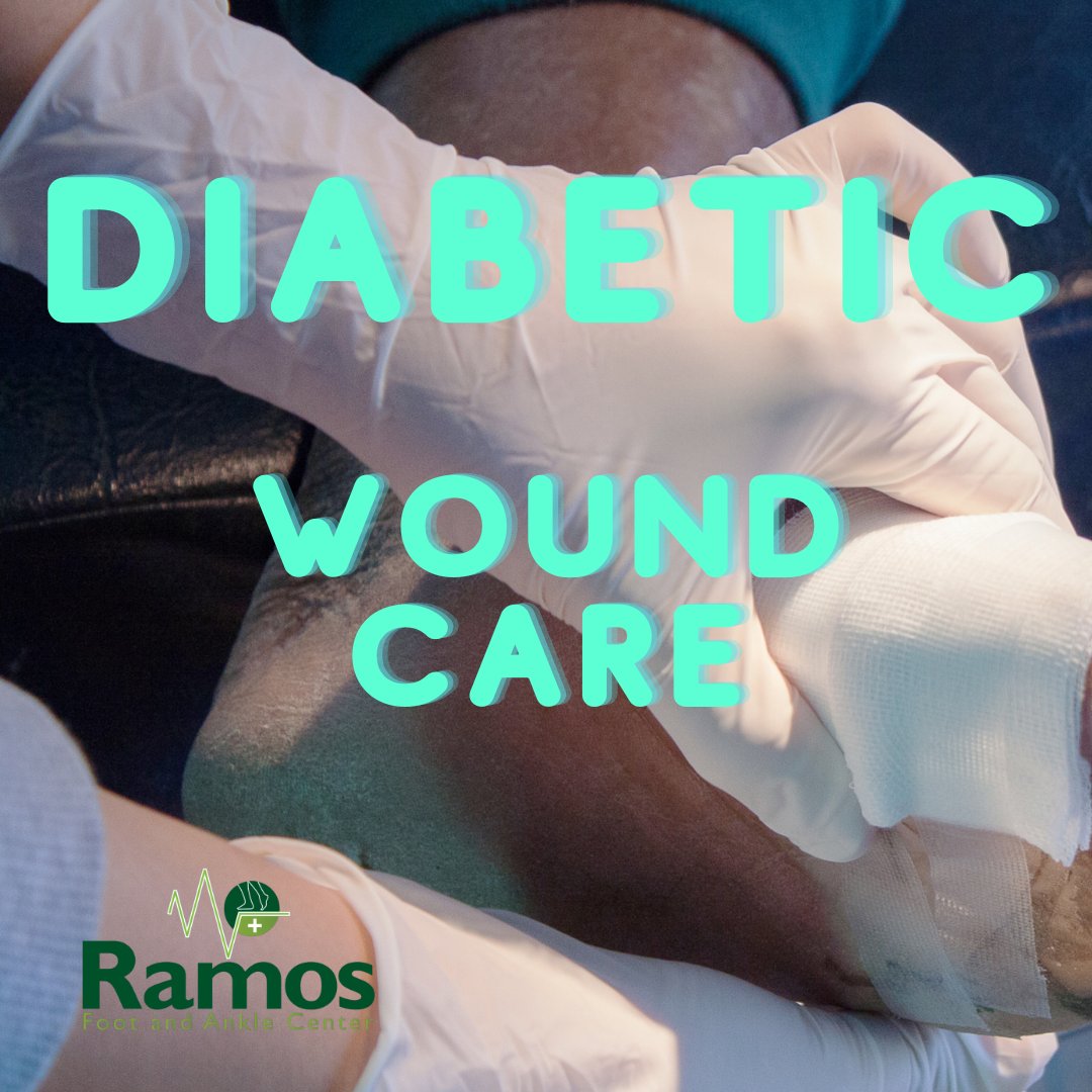 RamosPodiatry's tweet photo. At The Ramos Foot and Ankle Center, we are experts in #DiabeticWoundCare and can help you get on the road to recovery. Led by Dr. Ramos, a renowned expert in this field, our #Team is #dedicated to providing the highest level of #care to help you heal quickly and #safely. https://t.co/L9iT1Z3zvl