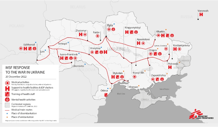 msfbelgique's tweet photo. Depuis l'escalade de la violence en #Ukraine en février 2022, les équipes #MSF continuent de fournir une assistance médicale à la population. Nous innovons constamment et nous nous adaptons aux besoins existants. #MSFPresse
Plus d'infos👉https://t.co/ZuI04DG3Pa https://t.co/Xen6KIlCd6