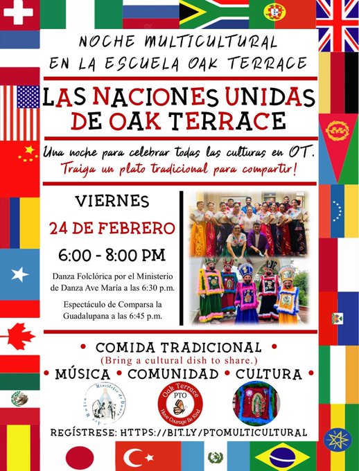 Make plans to attend The United Nations of Oak Terrace multicultural event, a night full of traditional food, music and community! RSVP here: ow.ly/rAci50MULG8 #112Leads