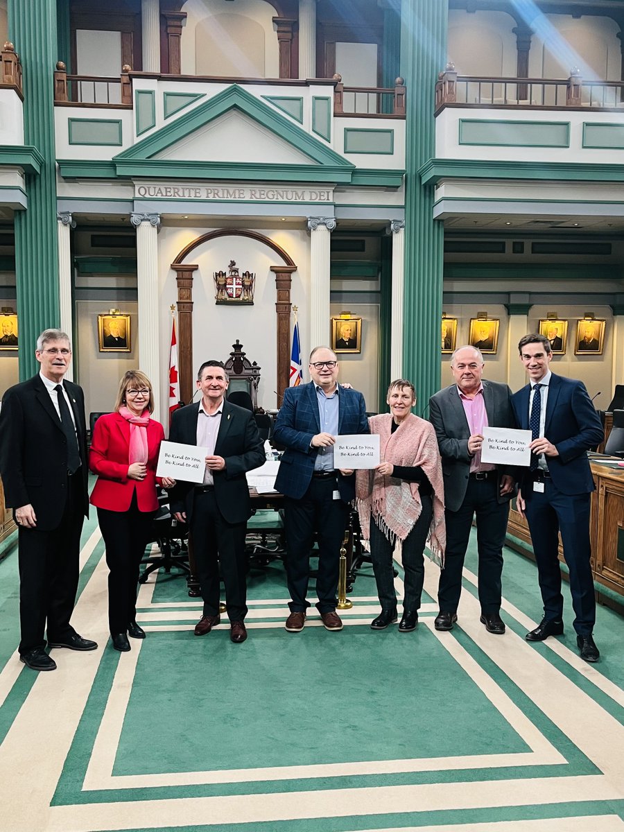 NL Legislature (@nl_hoa) on Twitter photo Members of the <a href="/NL_HOA/">NL Legislature</a> Management Commission recognized #PinkShirtDay prior to this morning's meeting. <a href="/NLSpeaker/">Hon. Derek Bennett</a> <a href="/CraigPardy/">Craig Pardy</a> <a href="/LisaVDempster/">Lisa V Dempster</a> <a href="/LiberalPike/">Paul Pike Liberal MHA</a> <a href="/LelaEvansNL/">Lela Evans</a> <a href="/BarryPetten/">Barry Petten</a> @johnjhogan #NLLeg #nlpoli Members of the <a href="/NL_HOA/">NL Legislature</a> Management Commission recognized #PinkShirtDay prior to this morning's meeting. <a href="/NLSpeaker/">Hon. Derek Bennett</a> <a href="/CraigPardy/">Craig Pardy</a> <a href="/LisaVDempster/">Lisa V Dempster</a> <a href="/LiberalPike/">Paul Pike Liberal MHA</a> <a href="/LelaEvansNL/">Lela Evans</a> <a href="/BarryPetten/">Barry Petten</a> @johnjhogan #NLLeg #nlpoli