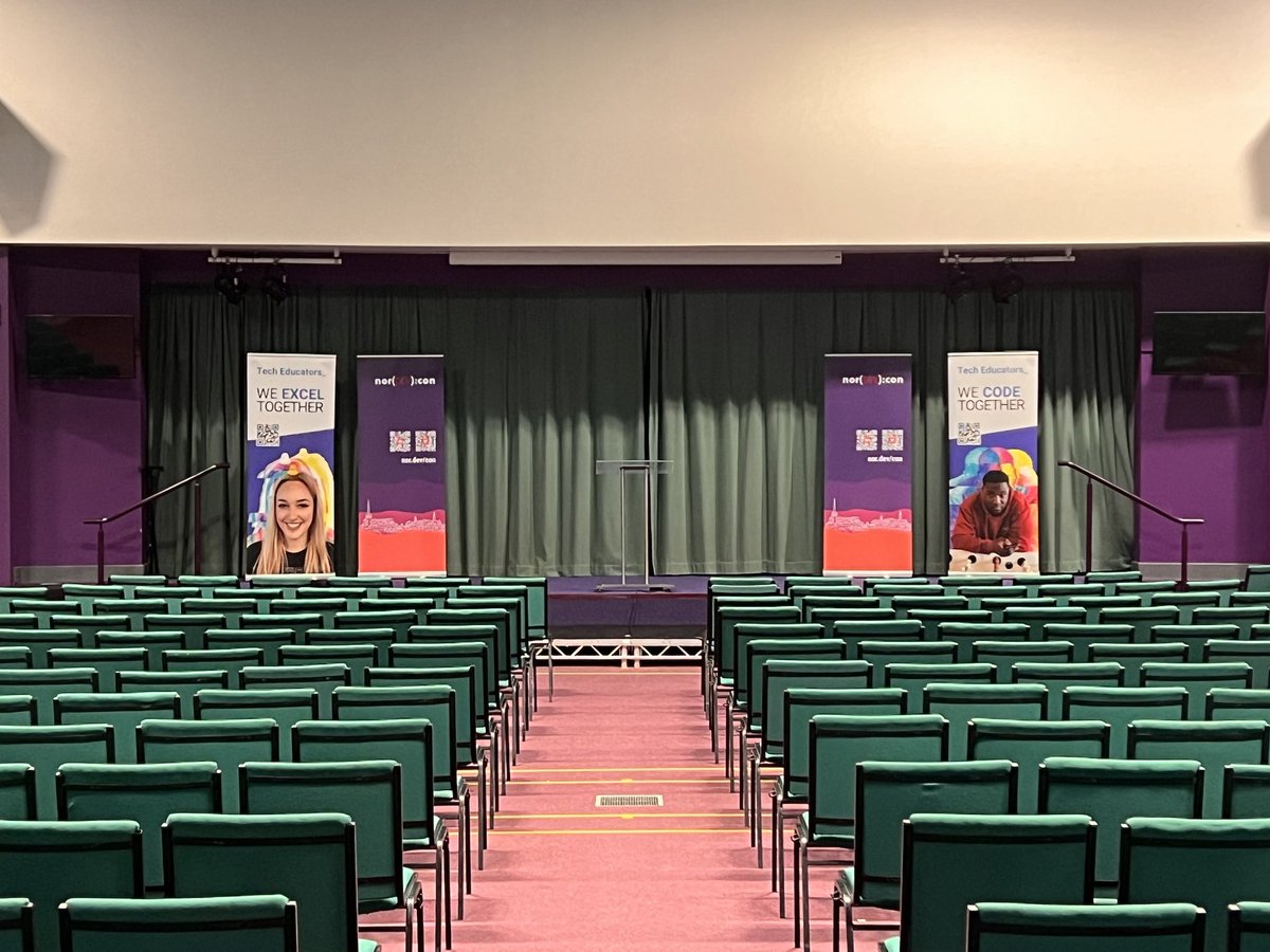 The stage is set for #NorDevCon23!

We cannot wait to welcome you all, tomorrow, for two days of talks on all things #dev! We'll be chatting #datascience, #devops, #testing, #reactnative, #startups... and so much more!