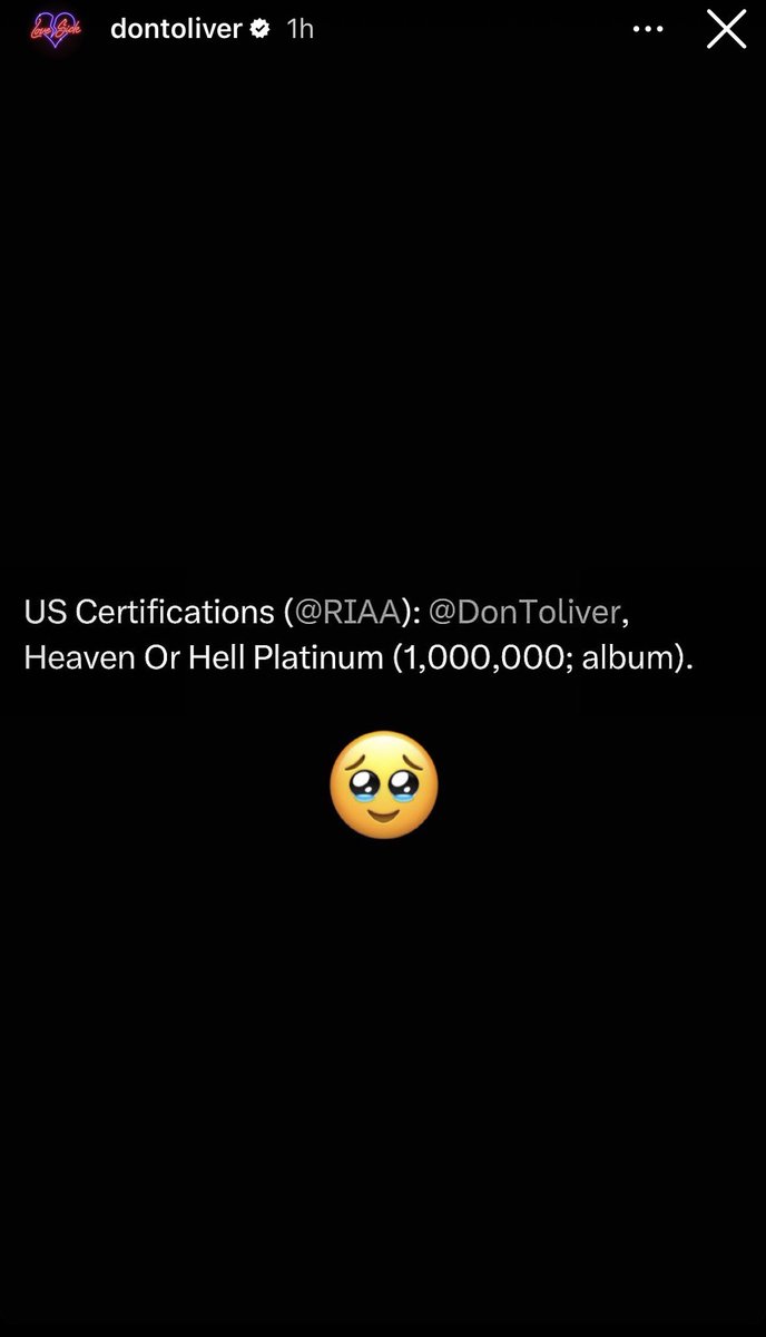 LemonBlueMusic's tweet photo. An exciting day when I get to update the bio. Now a certified platinum engineer for my work on @DonToliver album ‘Heaven or Hell’ https://t.co/kzzs8zLsZC