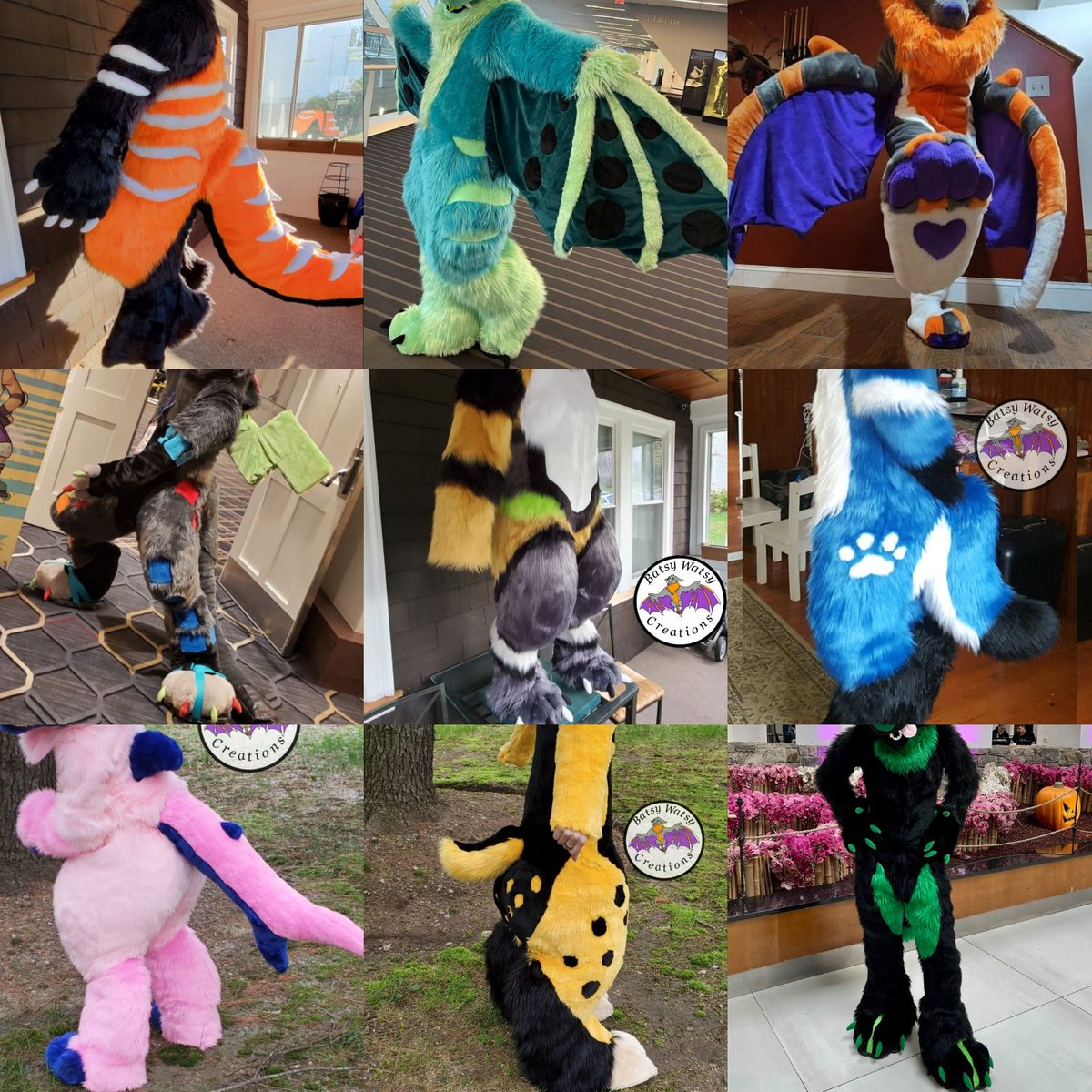 BatsyWatsySuits's tweet photo. Fulltime fursuitmaker from New England 

Batsy Watsy Creations 💜🧡🦇🧡💜

Web: https://t.co/zc3777TWA1

Shop: https://t.co/ULtSb1PFTT

Instagram: https://t.co/9hPdVRqgx0

Trello: https://t.co/hWNye6mnKl

Telegram WIP channel: https://t.co/xqIi7VGhld 

#fursuitmaker #fursuiter https://t.co/Oem2oKTzWz
