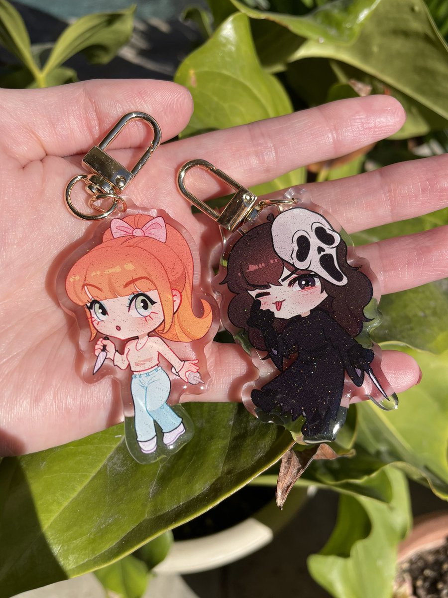 a_la_morte's tweet photo. Hii !! Eddie &amp; Chrissy x Scream and The Shining charms are now up on my etsy !! 🫶🏻🫶🏻

✨ Store link in thread below! ✨
#Eddissy #HellCheer #StrangerThings https://t.co/RSpWmHB2EB