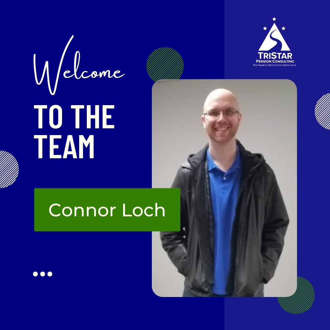We would like to welcome Connor Loch, our newest Plan Administrator, to the TriStar Team! We look forward to the contributions you will make and the impact you will have here at TriStar. Welcome aboard!

#newteammember #planadvisor #retirementplanning #smallbusiness