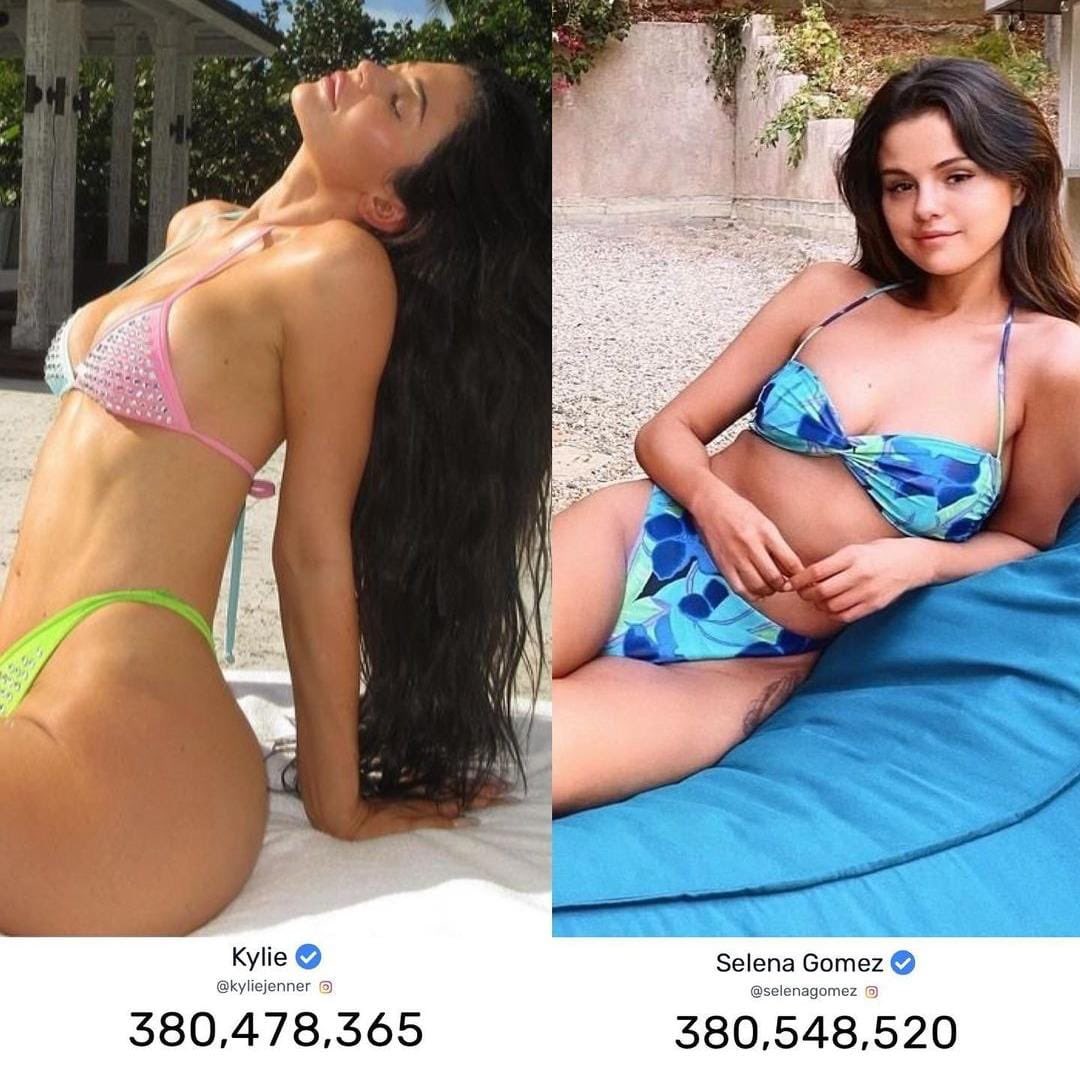 Selena Gomez é agora a mulher mais seguida no Instagram, superando Kylie Jenner!