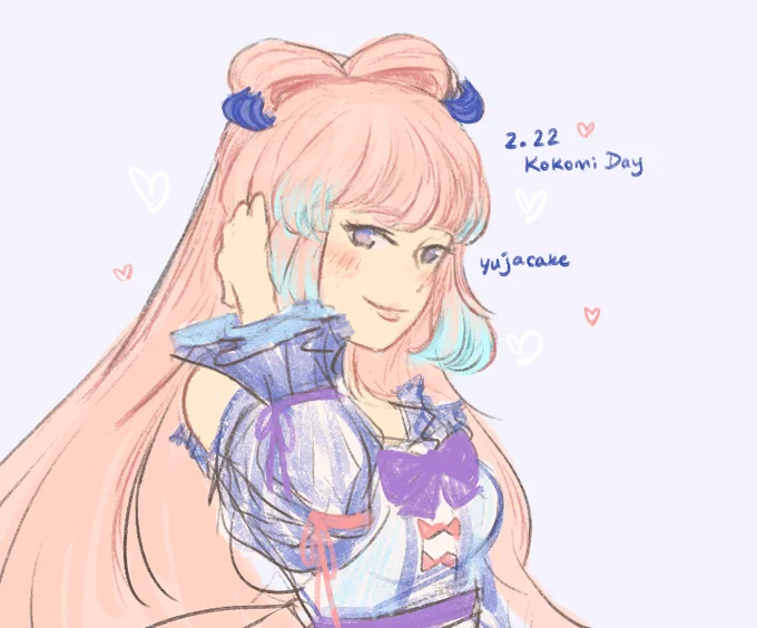 very quick doodle for my queen  happy birthday kokomi #kokomi #GenshinImpact #原神 