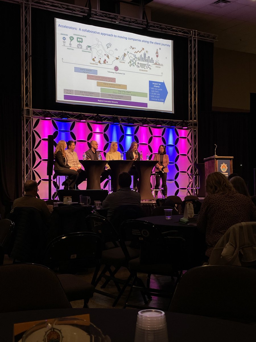 JessTaylorAB's tweet photo. I’m so excited to be at my first Growing the North conference today and tomorrow in Grande Prairie. Current session? Alberta Scale-Up and Growth Accelerator Programs with @ABInnovates and co. Fantastic panelists, and a great discussion #GTN2023 https://t.co/6SycmL60Qj