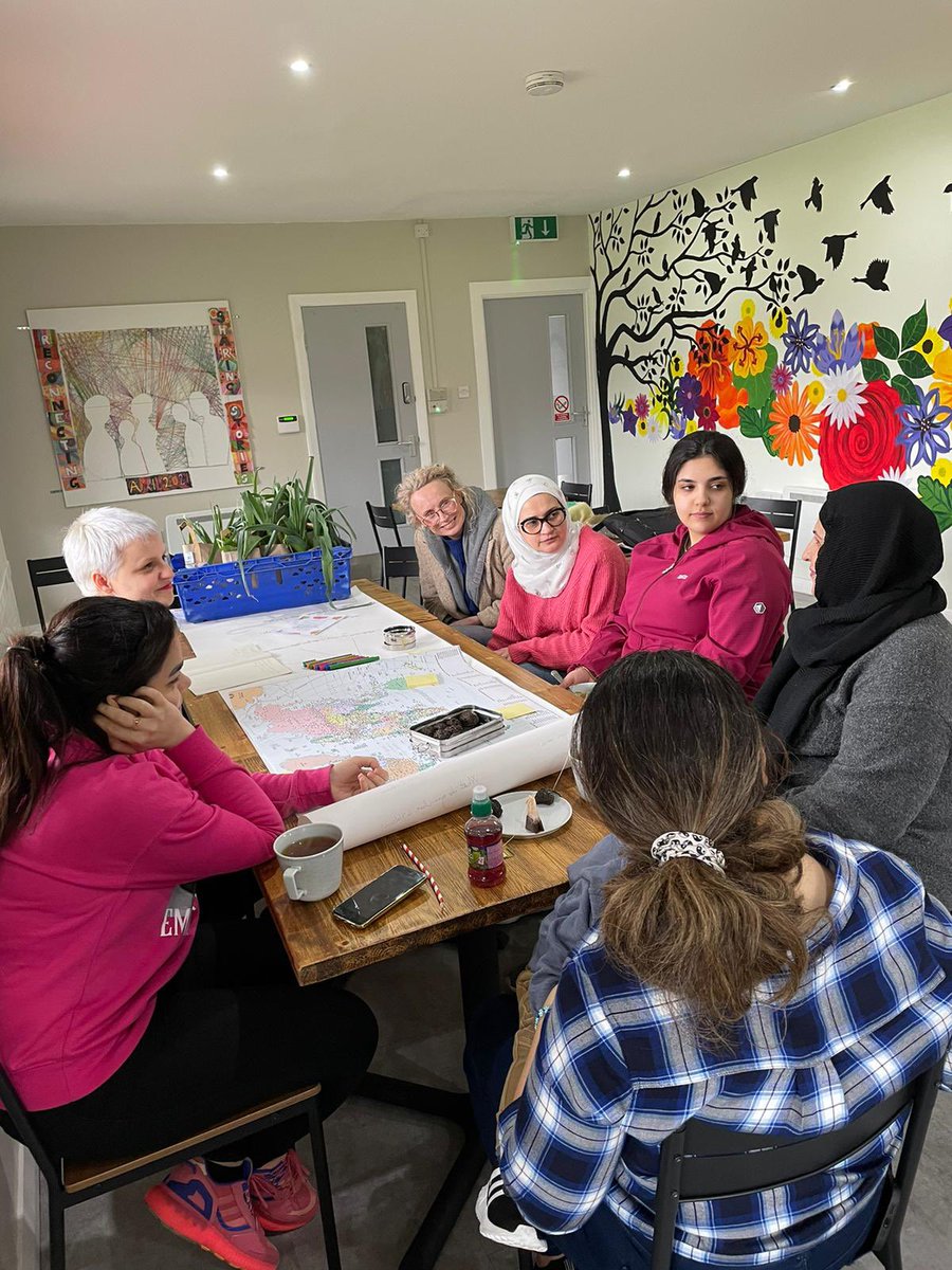 BBPendle's tweet photo. Great to see the Marhaba Cafe team of Victoria Park Pavilion take part in a workshop looking at food politics yesterday.

The workshop was run by artist Dana Olarescu as part of the This_is_Nelson project, who wanted to explore what role food plays in peoples lives. https://t.co/rjbFO77KJu