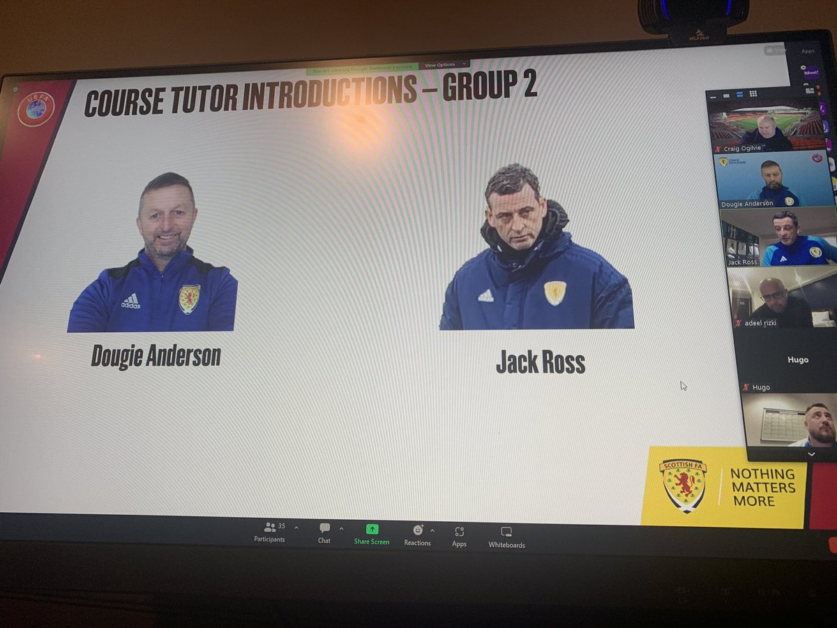 Oggie31's tweet photo. Day 1 of UEFA A @ScottishFA https://t.co/WShyStw7Qa
