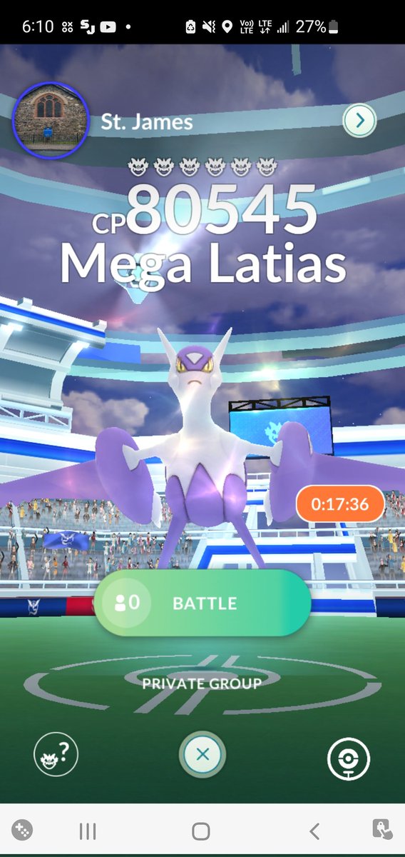 dylanparry7000's tweet photo. #PokemonGORaids https://t.co/32qZprm5y0