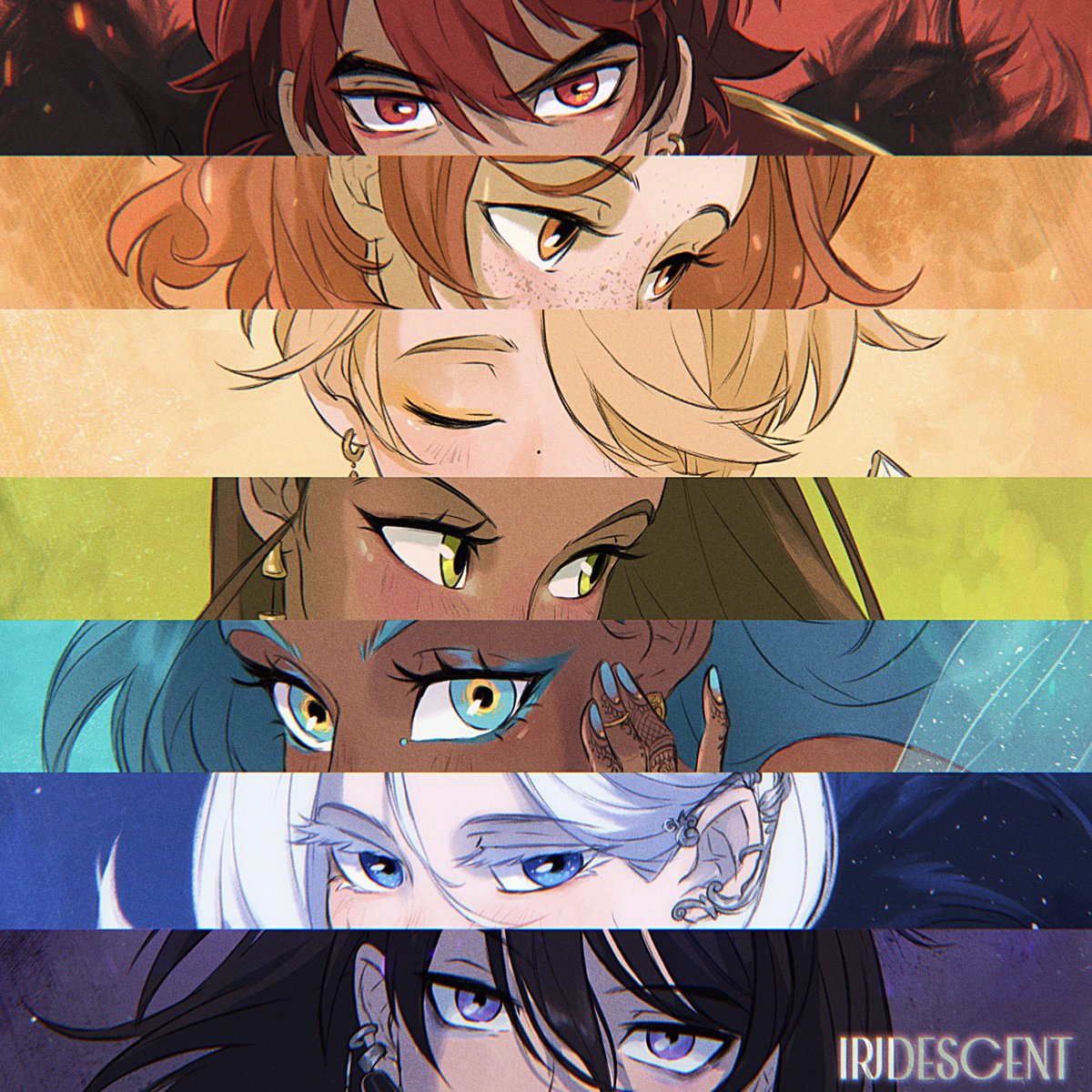 PreviouslyBook's tweet photo. #Irisdescent

🔴NOVEDAD🔴

El nuevo artbook de Laia Soler saldrá a la venta el 31 de marzo. La autora ya nos ha presentado portada, sinopsis y a los personajes: Crimson, Sienna, Hansa, Viridian, Marina, Prue y Vi. https://t.co/8OgVbBhR2l