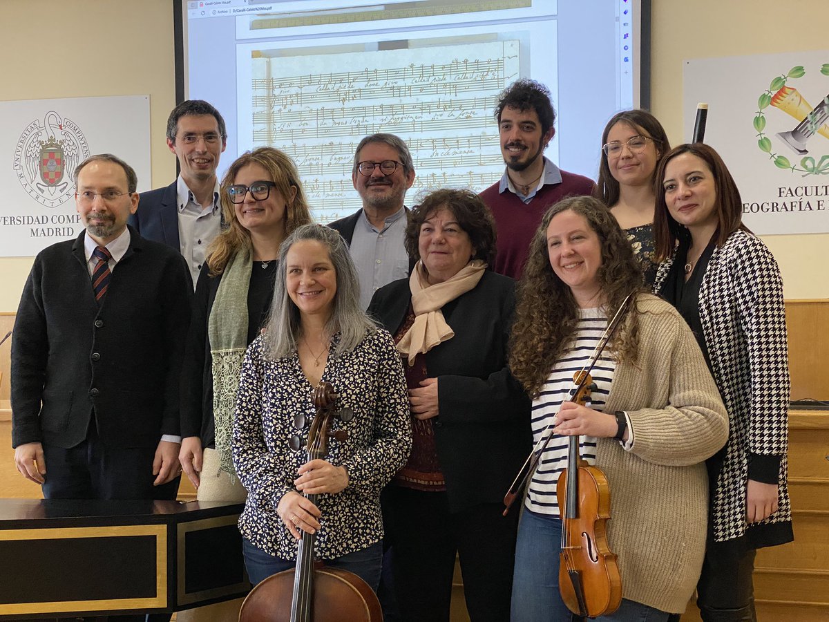 II Seminario de filología e interpretación musical de la ópera italiana entre los siglos XVII y XVIII.
<a href="/MusicologiaUCM/">Dpto Musicología UCM</a> 
Buenas aportaciones de interés tanto por parte de los ponentes como por la soprano Delia Agúndez sobre las piezas interpretadas con <a href="/effimeraensemb/">Effimera</a>
👏👏👏👏