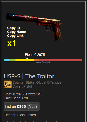 🎁February DAILY GIVEAWAY 2/5 🎁
--
USP-S | The Traitor (Field-Tested)💫

☑️Follow <a href="/SynchoCS/">Syncho</a> 
☑️Retweet this post
☑️Tag 2 friends

Drawing in 24h 🕒
Good luck all 🍀