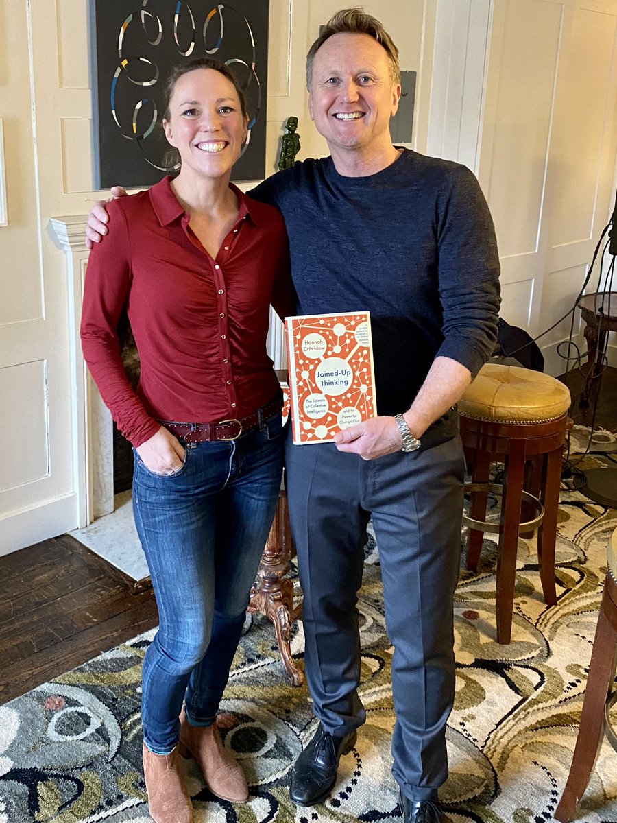 From Me to We Thinking with <a href="/HanCritchlow/">Hannah Critchlow</a> and <a href="/rkilgarriff/">Richard Kilgarriff</a> this morning <a href="/sohohouse/">Soho House</a> <a href="/books4breakfast/">BooksForBreakfast</a>