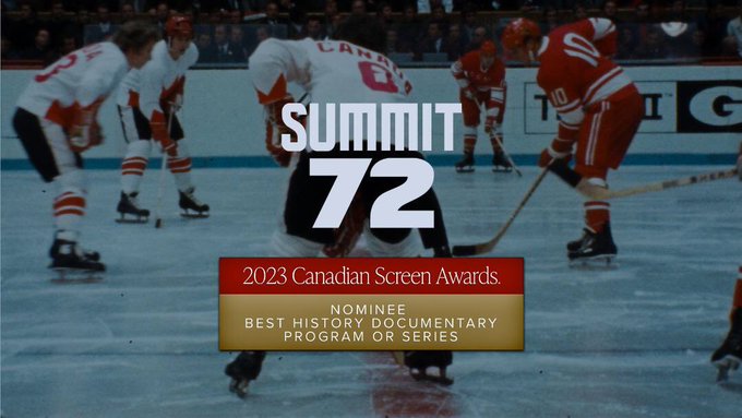 mercuryfilms's tweet photo. Excited to announce we've been nominated!! Shoutout to @BaichwalABC7, Rob Macaskill, Dave Bidini, and the entire #72Summit team for all their hard work bringing this project to life.
Now available to stream on @cbcgem https://t.co/qAaGXWl1Bj