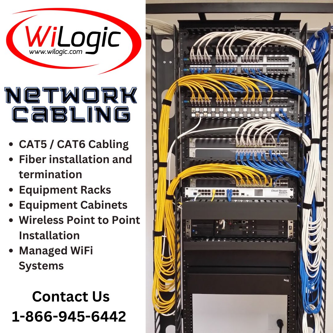wilogic's tweet image. Is your #cableinfrastructure a mess of wires and a pain to diagnose when issues arise?

WiLogic specializes in designing and installing the proper infrastructure to  support your business needs and keep you connected. 

wilogic.com/contact

#networkcabling #cabling #telecom