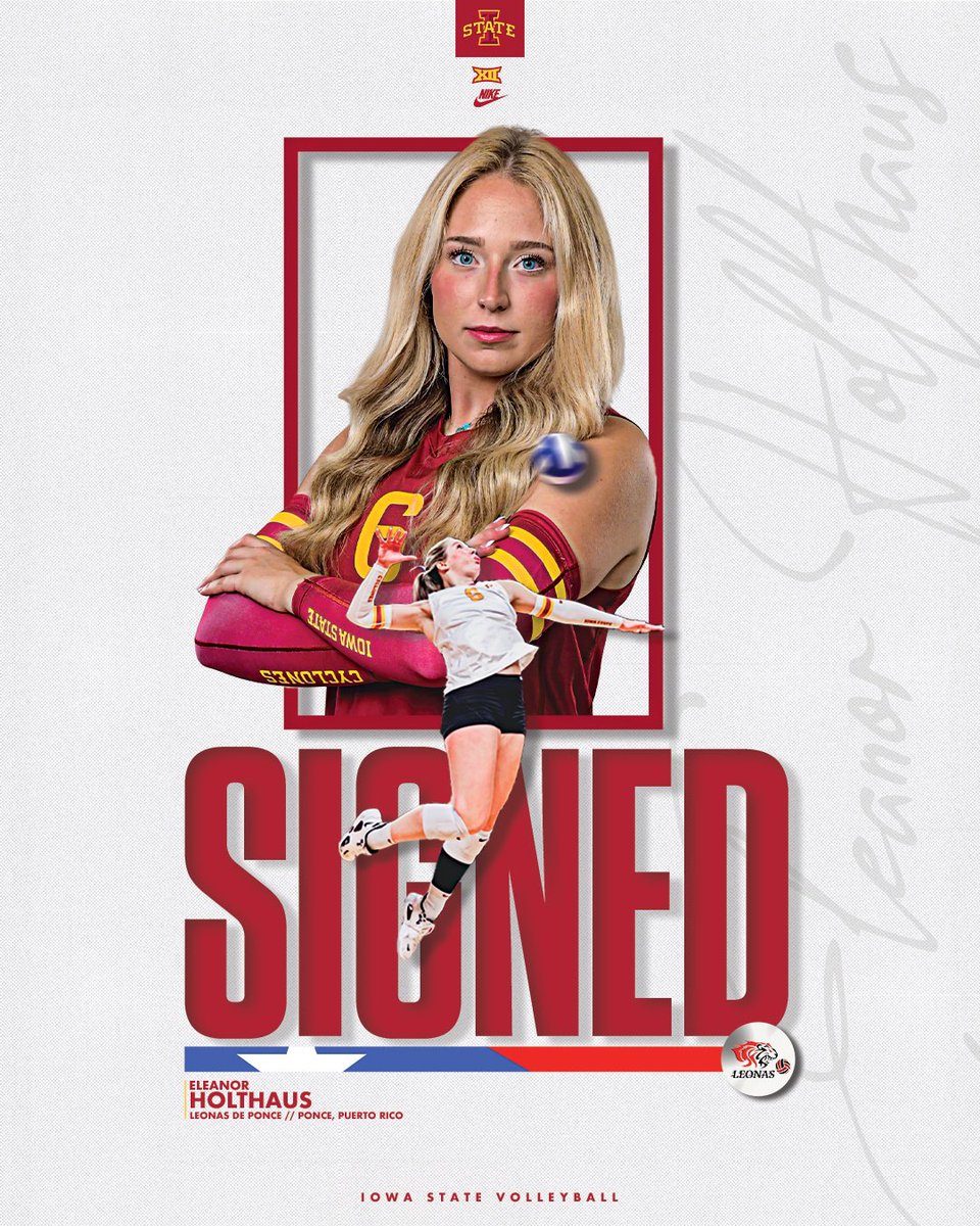 CycloneVB's tweet photo. 𝘌𝘭𝘦𝘢𝘯𝘰𝘳 𝘪𝘴 𝘨𝘰𝘪𝘯𝘨 𝘱𝘳𝘰. 

Eleanor Holthaus has signed to continue playing volleyball professionally with Leonas de Ponce in Puerto Rico. Congrats Eleanor, we look forward to following your journey!

🌪🏐🌪 https://t.co/KVukRVXT4h