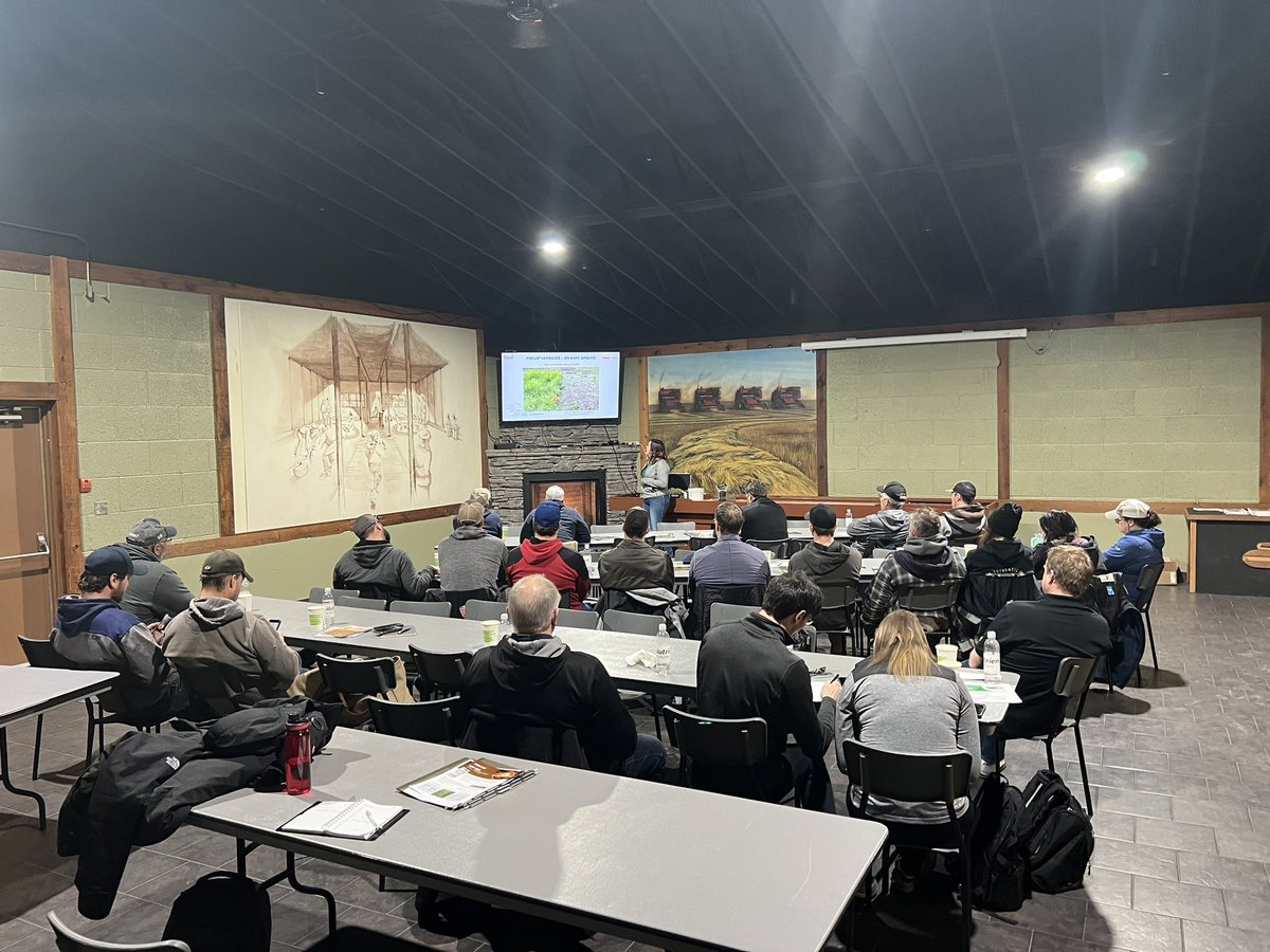 A good day spent escaping the cold and connecting with some of our growers here in Provost AB. 

<a href="/ATPNutritionLtd/">ATP Ag</a> , <a href="/FMCAgCanada/">FMC Ag Canada</a> , and <a href="/northnutrients/">Northern Nutrients</a> provided some great fertility and crop protection options heading into #plant23 . The seeding itch has begun