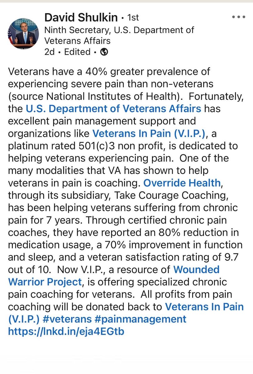 So secva says va has a great program and then describes non va providers. This reads like 'I have no clue' @ConcernedVets