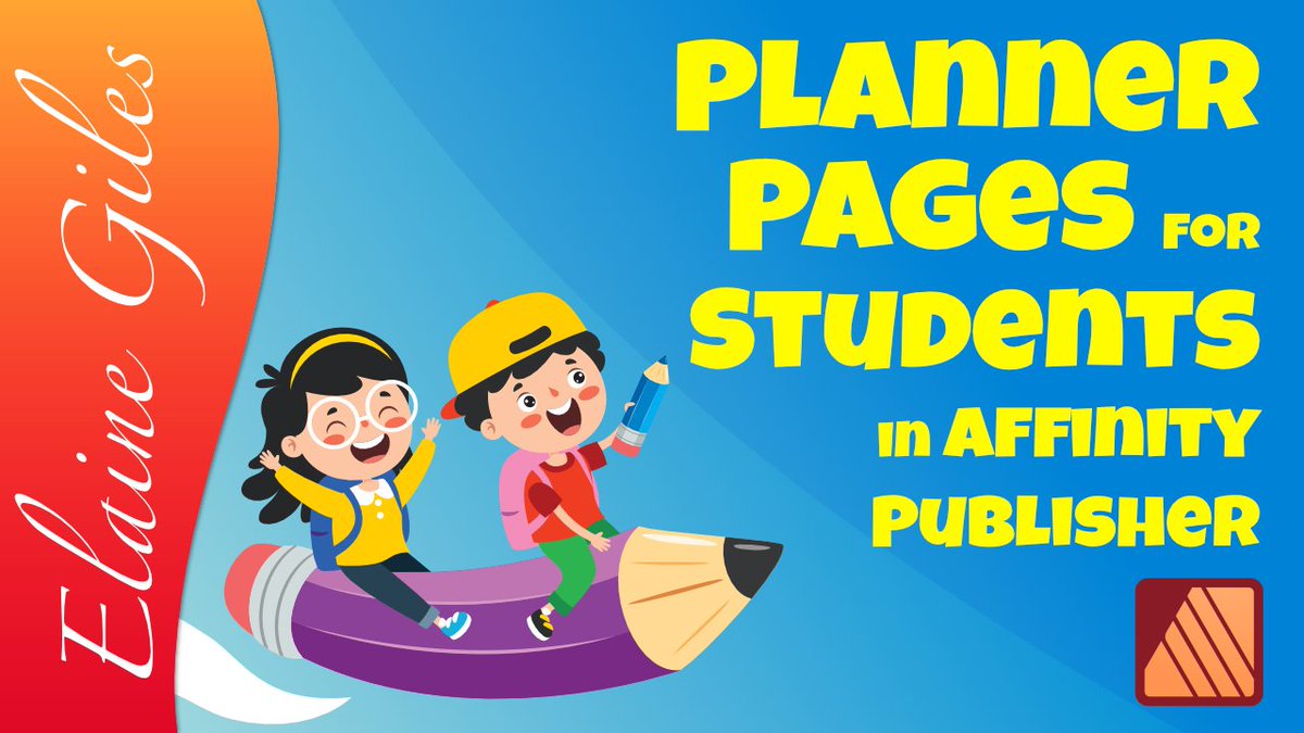 New live session on Monday: Planner Pages for Students in #affinitypublisher 

youtu.be/Q0zsMk9I5PE

#Affinity #SerifAffinity #AffinityPublisher #PlannerPages #Printables #Edu #Teachers #bujo