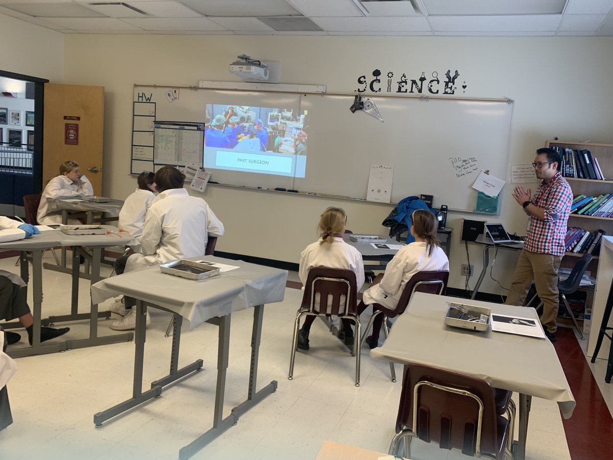 Science 8 got to experience a sheep eye dissection with the aid and exemplary instruction of Rundle Parent Dr. Patrick Gooi. Much appreciation for presenting real-life applications of techniques and inventions in the field of medicine. 
#becurious
<a href="/RundleJrHigh/">Rundle College Jr. High</a>