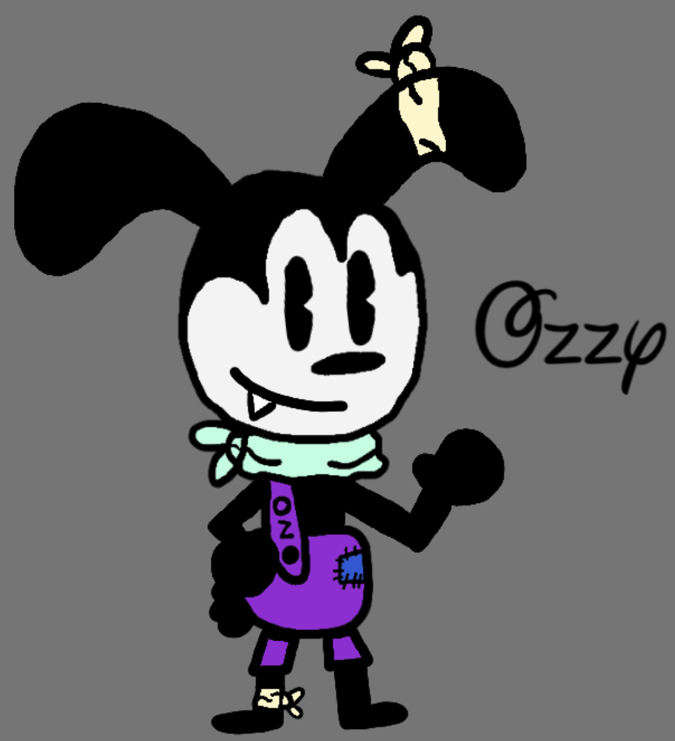 Here’s my version of Oswald: Ozzy
#PublicOzwald #OswaldTheLuckyRabbit
