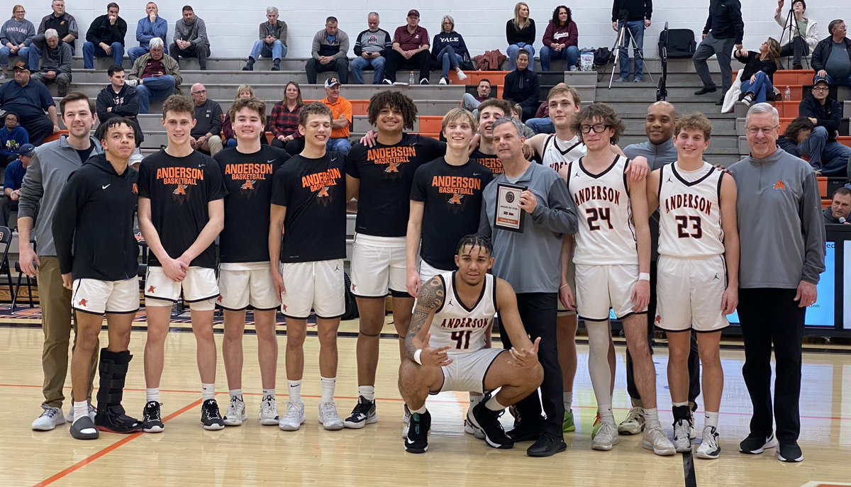 AHS Athletics (@ahsraptorsad) on Twitter photo HUGE SHOUTOUTS of GOOD LUCK to our <a href="/AHS_BoysHoops/">Anderson Boys Basketball</a> TEAM tonight 7:15 as they travel out to Lakota West to take on LaSalle in the 2nd round of the OHSAA STATE TOURNAMENT!!
<a href="/AndersonRaptors/">Anderson High School</a> & <a href="/AHSRowdies/">AHS Student Section</a> need to be in FULL FORCE being LOUD & PROUD!!! #AHSisFIREDup #AHSisFAMILY HUGE SHOUTOUTS of GOOD LUCK to our <a href="/AHS_BoysHoops/">Anderson Boys Basketball</a> TEAM tonight 7:15 as they travel out to Lakota West to take on LaSalle in the 2nd round of the OHSAA STATE TOURNAMENT!!
<a href="/AndersonRaptors/">Anderson High School</a> & <a href="/AHSRowdies/">AHS Student Section</a> need to be in FULL FORCE being LOUD & PROUD!!! #AHSisFIREDup #AHSisFAMILY