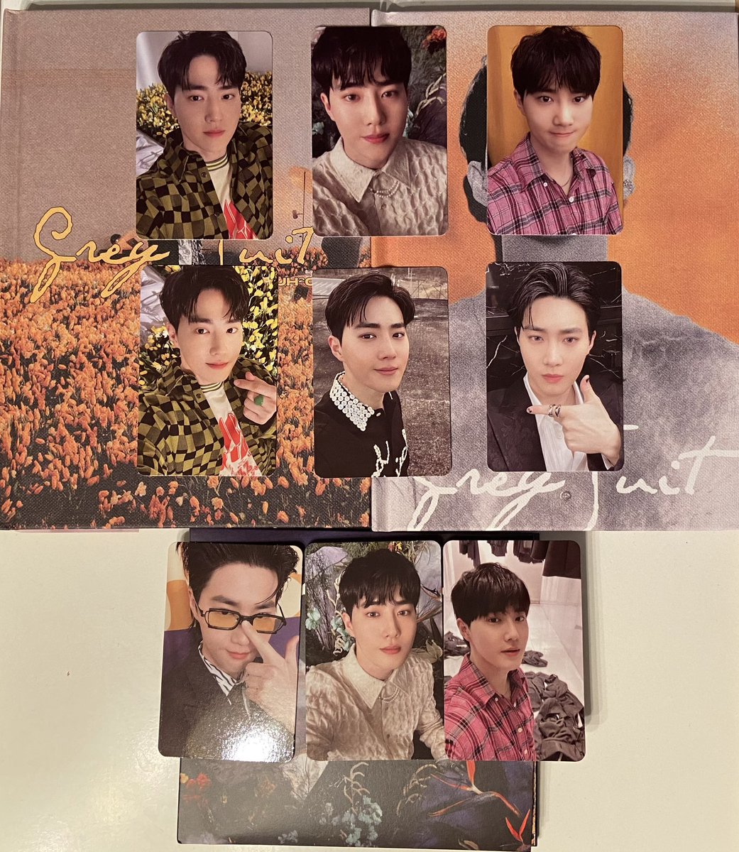 opalgem_03's tweet photo. I promised myself in this EXOL journey that I should at least complete a set of poca among the solo albums of my biases… Today that goal is achieved!💪 Thank you Kyungsoo, Junmyeon and Jongdae for giving us these masterpieces! 🥰
#DO_Empathy
#SUHO_GreySuit
#CHEN_LastScene https://t.co/hUkkWeRmn9