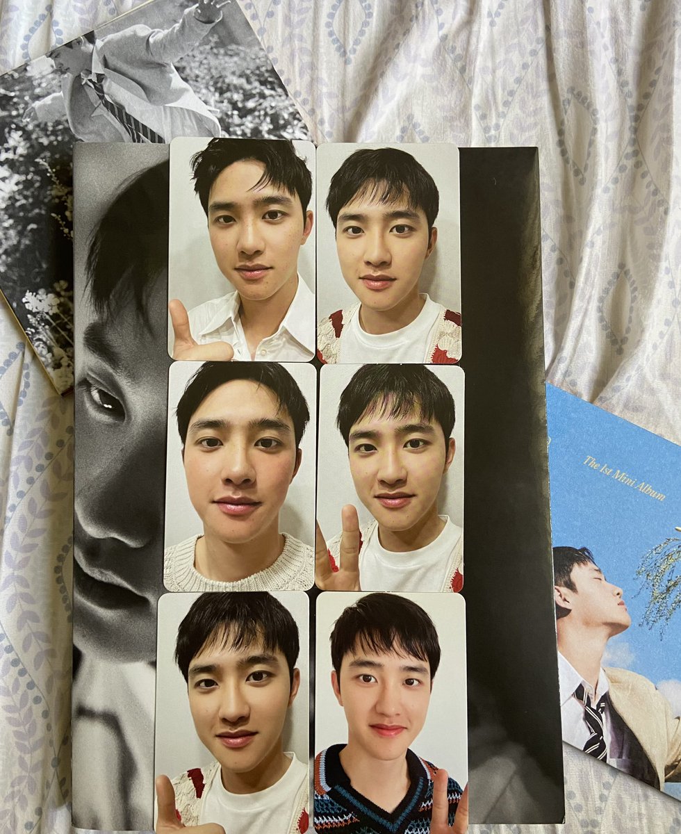opalgem_03's tweet photo. I promised myself in this EXOL journey that I should at least complete a set of poca among the solo albums of my biases… Today that goal is achieved!💪 Thank you Kyungsoo, Junmyeon and Jongdae for giving us these masterpieces! 🥰
#DO_Empathy
#SUHO_GreySuit
#CHEN_LastScene https://t.co/hUkkWeRmn9