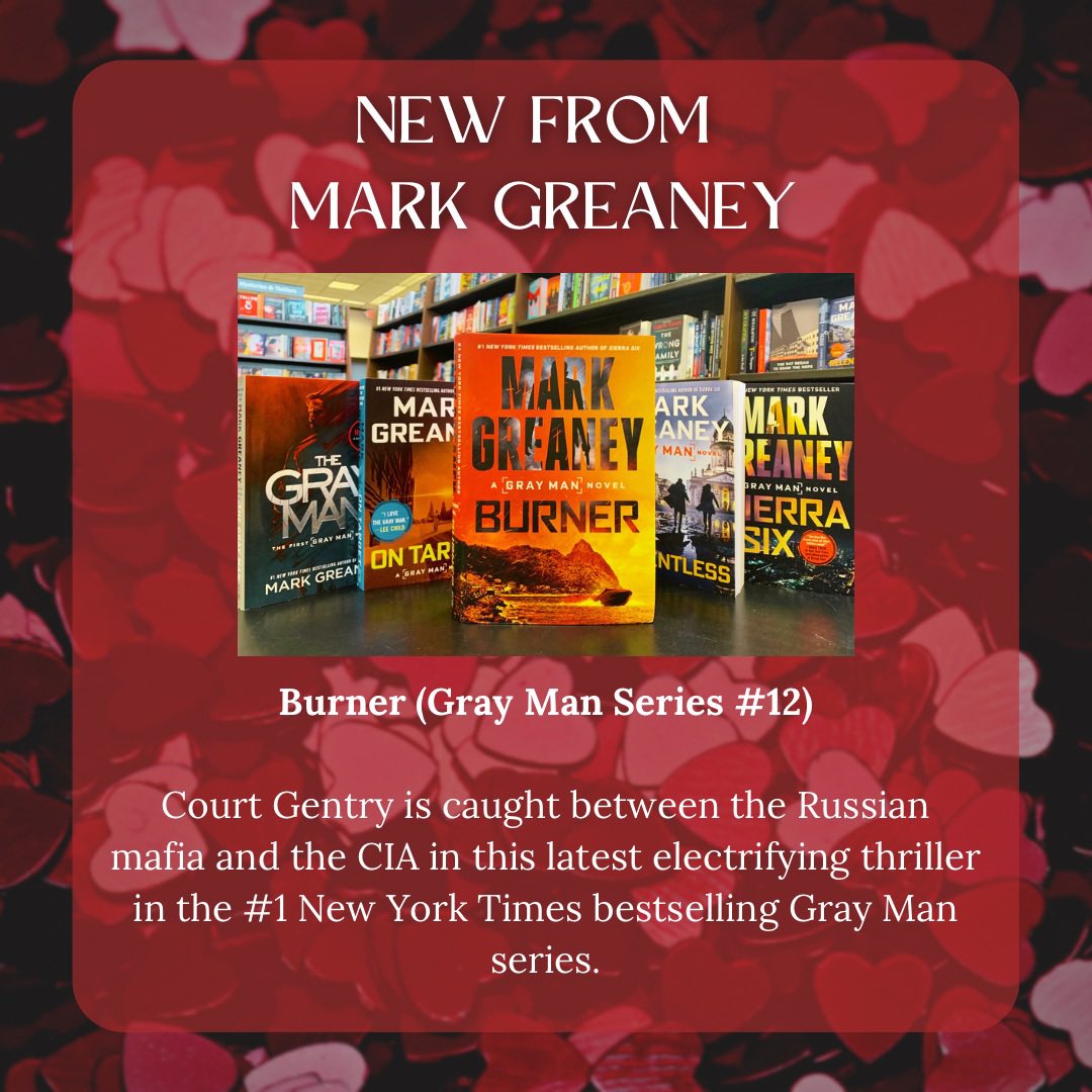BNOxfordValley's tweet image. Come check out this week’s new releases from Mark Greaney, Lucy Foley, and Margot Douaihy that have us taking shelfies! 😎

#bookstagram #booktok #booksofinsta #newrelease #newreleases #markgreaney #burner #lucyfoley #theparisapartment #margotdouaihy #scorchedgrace #sisterholiday
