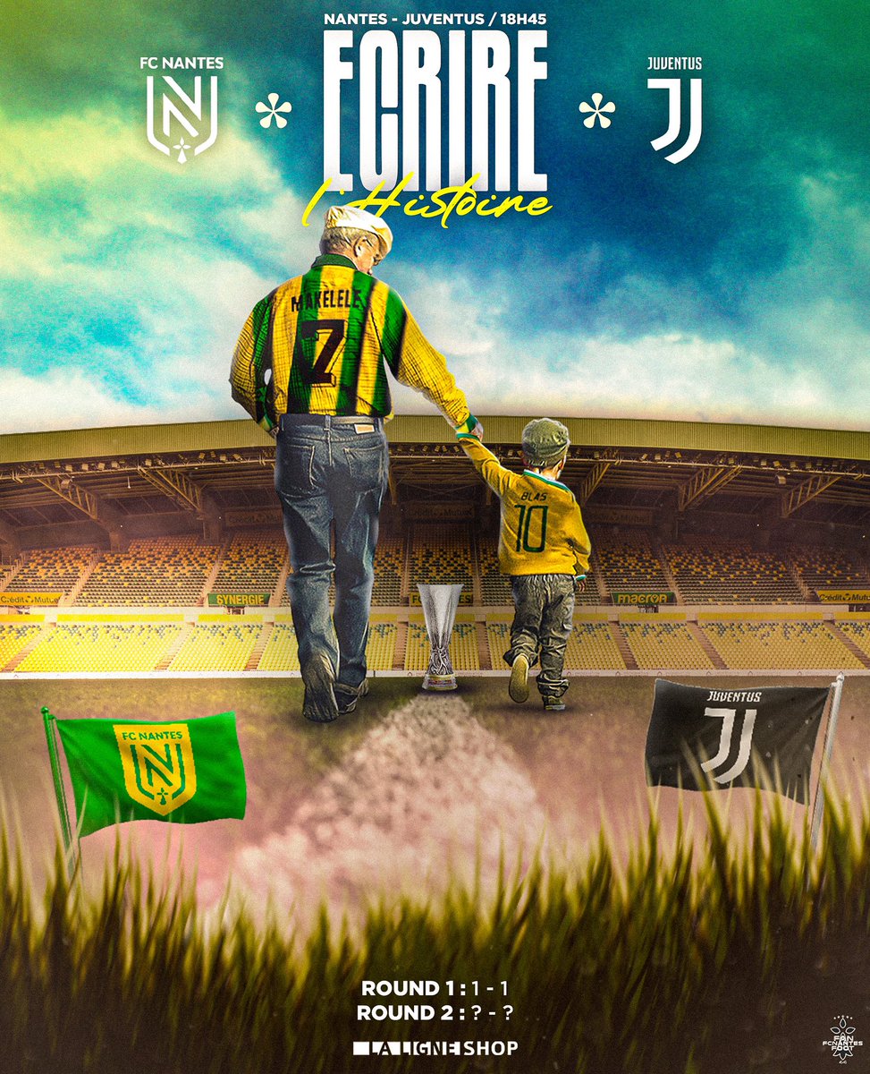 FcnantesFoot's tweet photo. 🏆 | 𝗕𝗔𝗖𝗞 𝗜𝗡 𝗘𝗨𝗥𝗢𝗣𝗘

𝙅𝙊𝙐𝙍 𝘿’𝙀𝙐𝙍𝙊𝙋𝙀 ⚡️

🆚 | Juventus FC
🏆 | Europa League • Play-off Game 2
🏟 | Stade de la Beaujoire 
🕧 | 18h45
📺 | RMC Sport  
🗞 | #FCNJUV  • #BACKINEUROPE 
—
Votre pronostic ? 💛💚

#FCNantes https://t.co/fGw37lnzd2
