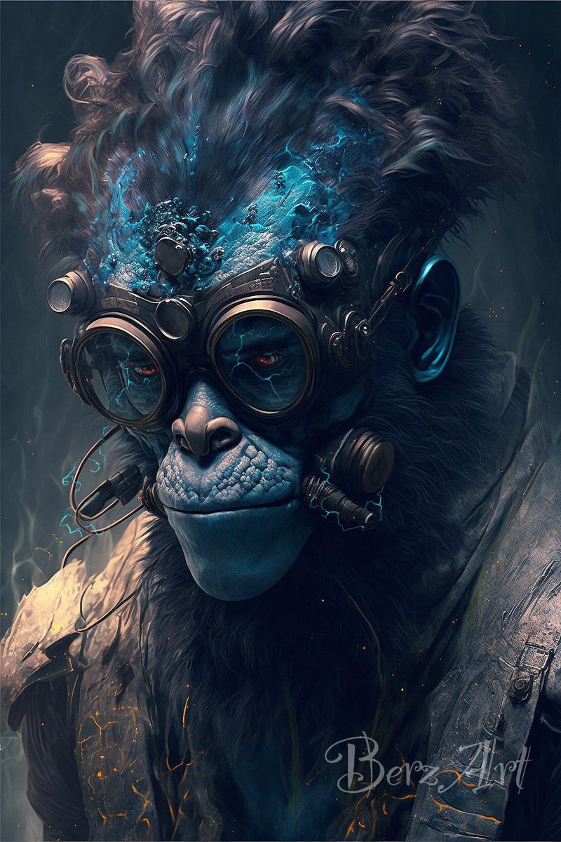 iberzan9's tweet photo. New artwork ApoApe⚡️🌪️

.

.

#artworks #NFTartwork #NFTCommunity #ArtOfTheDay #newart #NewArtist #AI #AIart #apoape #NewNFTProfilePic #newarrivals #berz_art https://t.co/WVkbvR8m6u