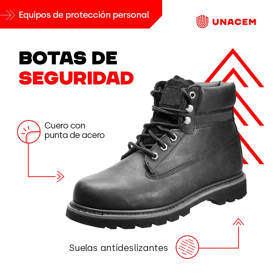 UNACEMoficial's tweet image. ¡Así son las botas indicadas para ingresar a la obra! 🥾

Punta de acero para proteger tus pies de objetos contundentes, y suelas antideslizantes para evitar resbalones.

¡Prevengamos accidentes y utilicemos nuestros equipos de protección personal de manera correcta! #VidaPrimero