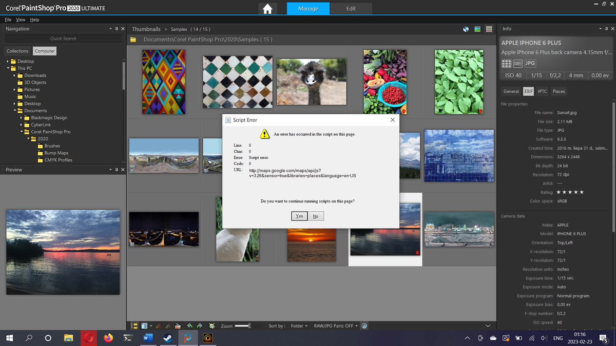 MekDrop's tweet image. Does a photo editor really need a hidden web browser that spews out cryptic error messages? 🤔 #userexperience #photoediting #webintegration #Corel #PaintShopPro